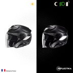 Kit Spécial Stickers Autocollants Réfléchissants pour casque Moto HJC F31