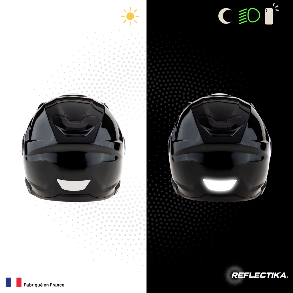 Kit Spécial Stickers Autocollants Réfléchissants pour casque Moto HJC F31