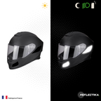 Kit Spécial Stickers Autocollants Réfléchissants pour casque Moto Scorpion Exo R1 EVO Air