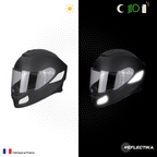 Kit Spécial Stickers Autocollants Réfléchissants pour casque Moto Scorpion Exo R1 EVO Air