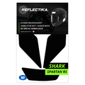 Kit Spécial Stickers Autocollants Réfléchissants pour casque Moto Shark Spartan RS