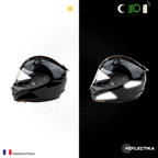 Kit Spécial Stickers Autocollants Réfléchissants pour casque Moto HJC RPHA 12