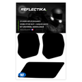 Kit Universel 4 Stickers Autocollants Réfléchissants pour casque Moto V6