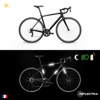 Feuille Planche rétro réfléchissante à découper pour Casque Moto Scooter Vélo Multi-Supports